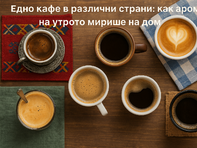 Едно кафе в различни страни: как ароматът на утрото мирише на дом