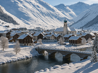 Андърмат – скритото зимно съкровище на Швейцарските Алпи