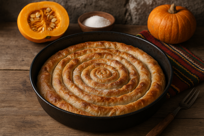 Тиквеник по родопски – вкусът на Родопите в една тава