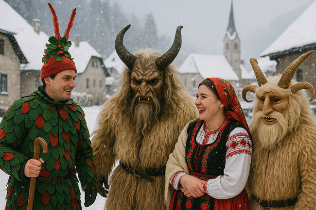 Как местните преживяват зимата: традиции, ритуали и странни обичаи из Европа
