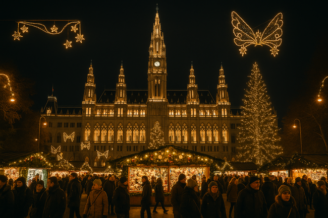 Коледа във Виена – град, който светва като сцена от зимна опера