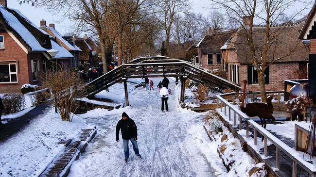Зимна красота в Нидерландия – когато студът превръща страната в картина
