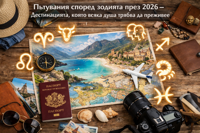 Пътувания според зодията през 2026 – дестинацията, която всяка душа трябва да преживее