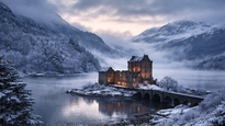 Зимна красота в Шотландия – земя на мъгли, замъци и сурова магия