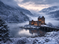 Зимна красота в Шотландия – земя на мъгли, замъци и сурова магия