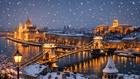 Будапеща през зимата – топлина под снега и светлини над Дунава