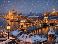 Будапеща през зимата – топлина под снега и светлини над Дунава