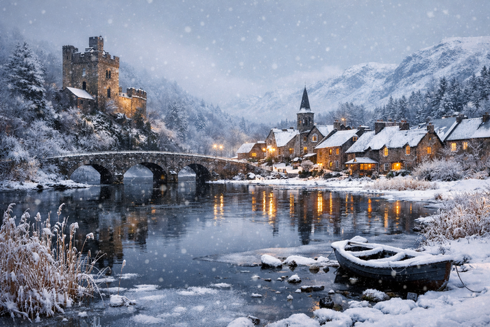 Зимна приказка в Дънхейвън – скритият бисер на Ирландия