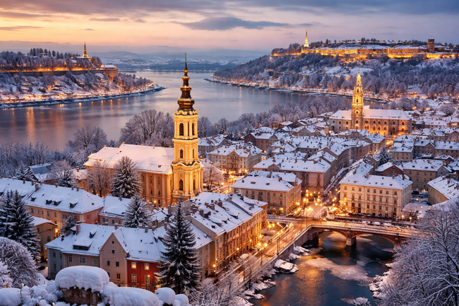 Кои градове да посетим в Сърбия тази зима