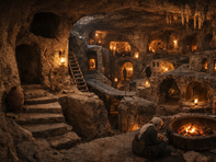 Градове под земята: как хората са оцелявали столетия без слънце в Кападокия