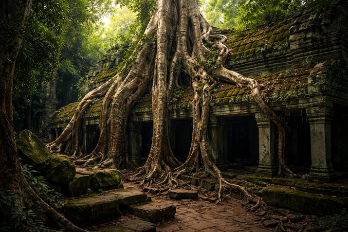 Анкор Ват – храмът, погълнат от джунглата