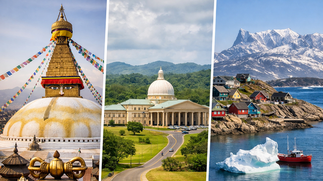 Най-странните столици в света и защо точно те са избрани