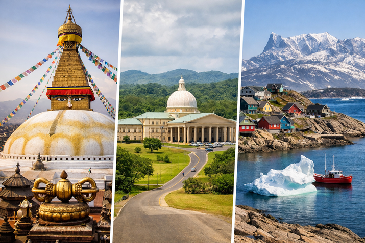 Най-странните столици в света и защо точно те са избрани