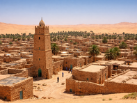 Чингете, Мавритания – средновековен град, който бавно се поглъща от Сахара