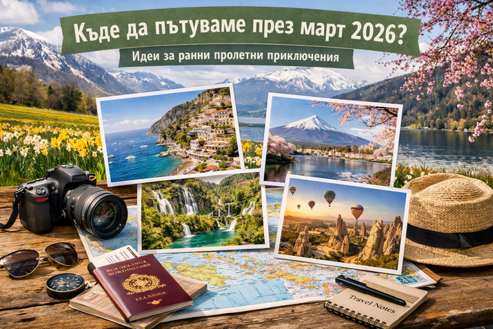 Къде да пътуваме през март 2026: идеи за ранна пролетни приключения