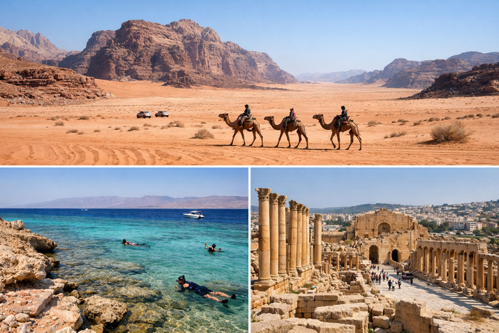 Йордания отвъд Петра: пустини, море и древни градове