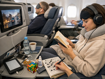 Какво да правим по време на дълъг полет: практични съвети за комфорт и забавление