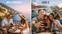 Милениали срещу Gen Z: по какво се различават техните пътувания