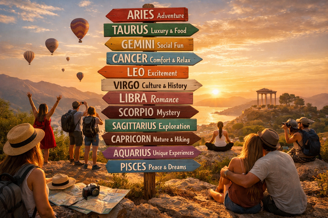 Какво търси всяка зодия в пътуванията?