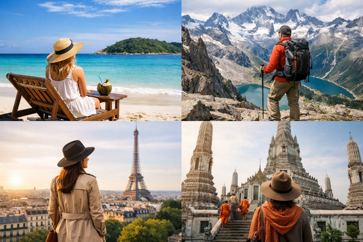 Какво разкрива изборът ни на дестинация за характера ни?