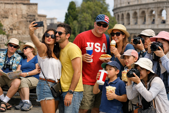 Какво правят различните народи, когато са туристи?