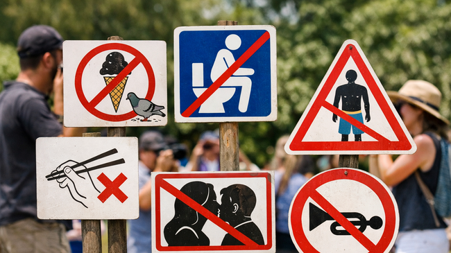 Странните правила на различни държави, които изненадват туристите