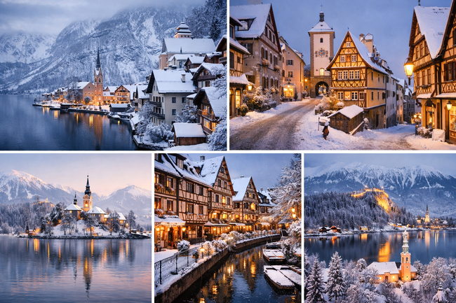 5 градчета в Европа, които през зимата изглеждат като приказни