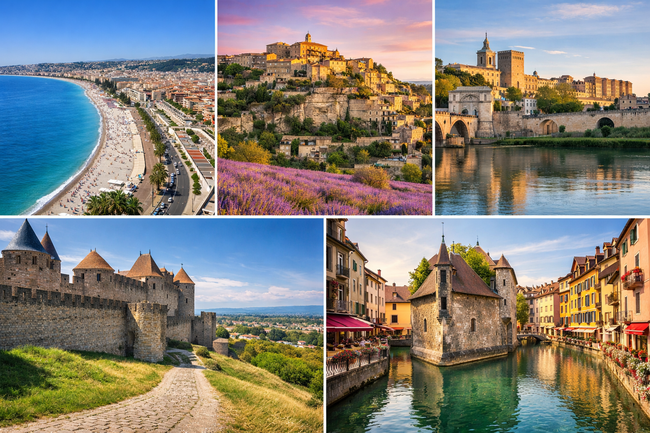5 града в Южна Франция, които трябва да посетите и защо