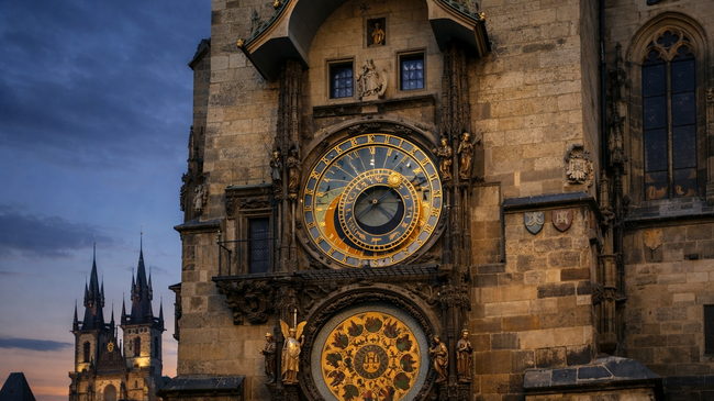 Вълшебната история на една часовникова кула: Пражкият астрономически часовник