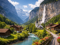 Лаутербрунен – малкото швейцарско градче, което изглежда като от приказка