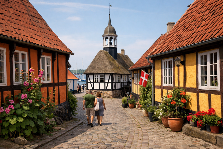 Ебелтофт – малкото датско градче, което ще ви очарова с уют и история