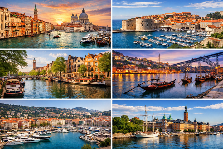 Европейските градове с най-красиви пристанища
