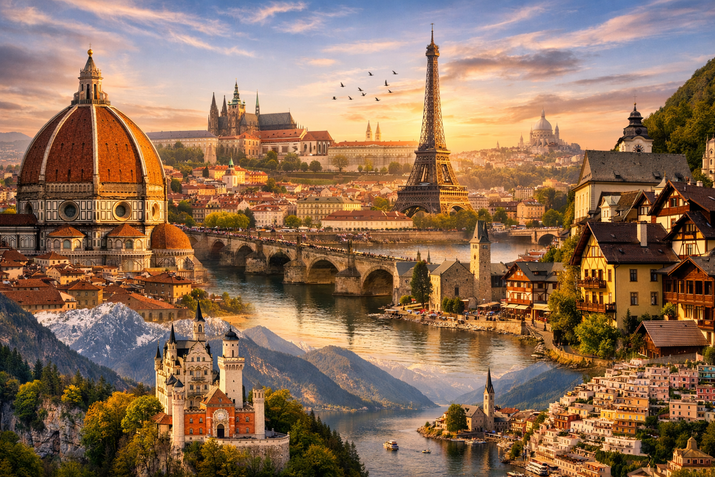Най-красивите исторически градове в Европа