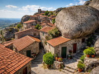 Монсанто – португалският град, в който къщите са вградени в огромни скали