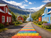 Сейдисфьордур – цветният исландски град между фиорди и планини