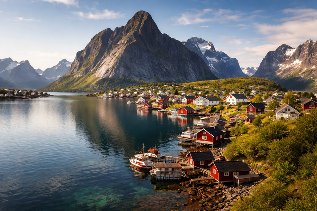 Рейне – малкото рибарско село с магията на Лофотенските острови