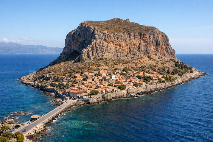 Монемвасия – каменният гръцки град, скрит върху скала в морето