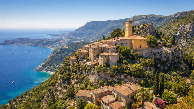 Ез – малкото френско селце, кацнало над Лазурния бряг