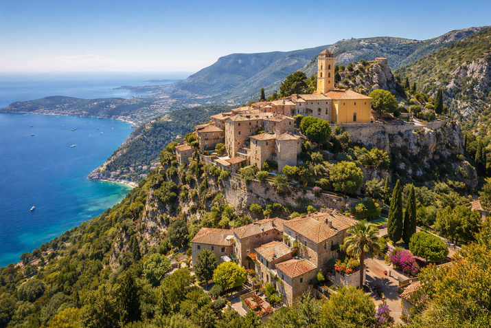 Ез – малкото френско селце, кацнало над Лазурния бряг