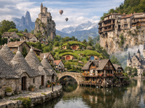 Най-странните малки градове в Европа, които изглеждат нереално