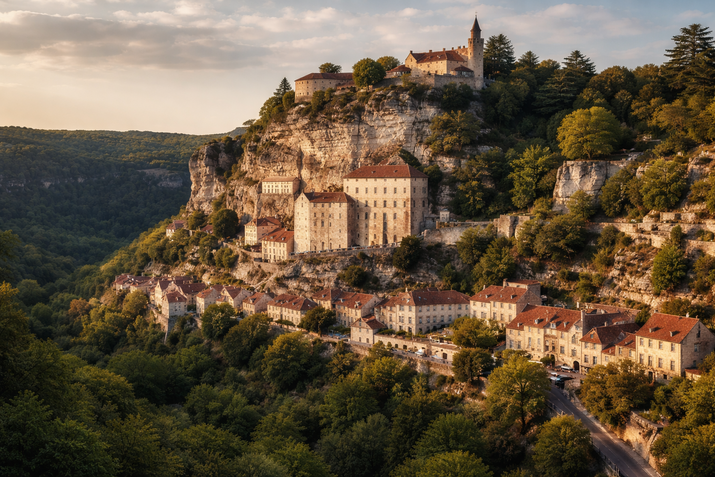 Рокамадур – градът, който се изкачва по скалата и спира времето