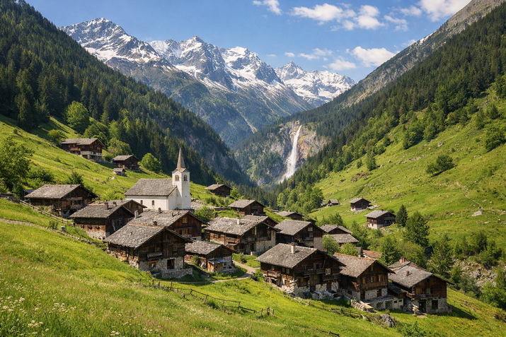 Джурич – скритото алпийско селце в Швейцария, което изглежда недокоснато от времето