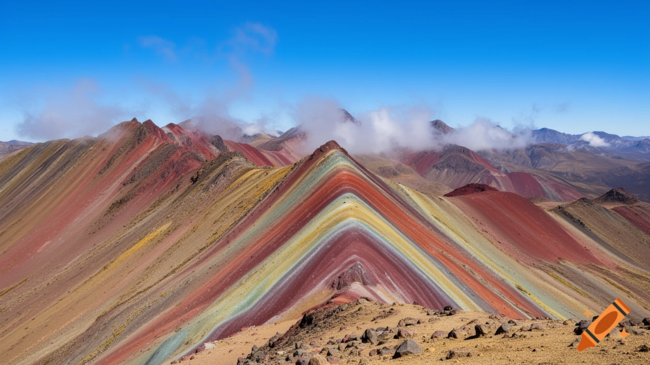 Цветната планина, която изглежда нереална — Виникунка