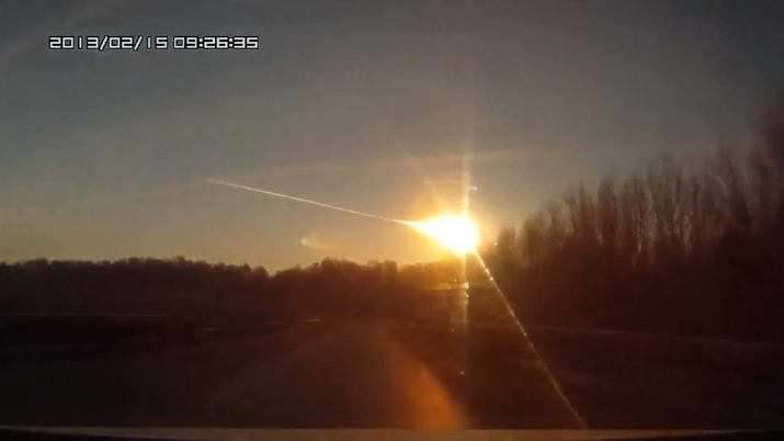 Метеорит се разби в Русия (видео)